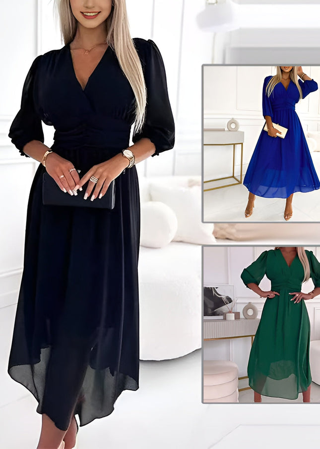 Abigail | Light Silk Chiffon Dress